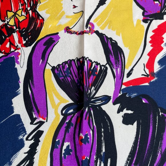 Vintage Balenciaga Silk Scarf – Paris Musées –1957  Fashion Collection - Picture 8 of 15
